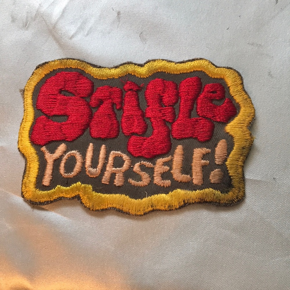 Stifle yourself vintage patch likely 1965